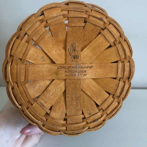 Longaberger 1997 Inaugural basket with liner and protector - Picture 5 of 8
